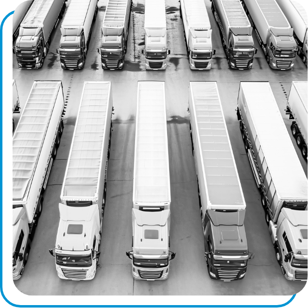 Fleet of trucks